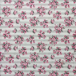 پارچه ملحفه طرح رویال کد 0150 طوسی قرمز