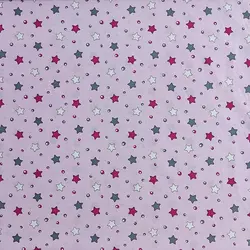 پارچه ملحفه طرح کهکشان کد 170 صورتی