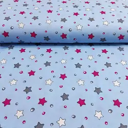 پارچه ملحفه طرح کهکشان کد 140 آبی