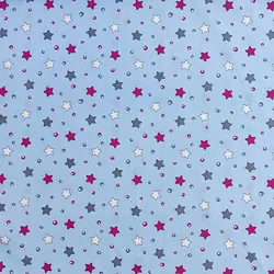 پارچه ملحفه طرح کهکشان کد 140 آبی