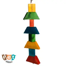 اسباب بازی پرندگان رنگی مدل ریسه ایی