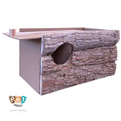 لانه پرنده مدل لانه پرنده چوبی چوب جنگلی مناسب عروس هلندی و پرنده هم جسه
