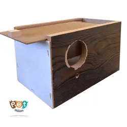 لانه پرنده مدل لانه پرنده چوبی سایز بزرگ مناسب عروس هلندی و پرنده هم جسه