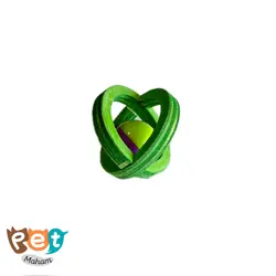 اسباب بازی پرنده مدل توپ چوبی زنگوله دار