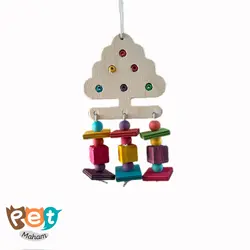 اسباب بازی پرنده مدل درخت کریسمس