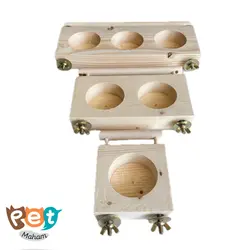 ظرف غذای پرنده مدل دو حفره