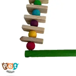 اسباب بازی پرنده مدل تاب بازی آویز دار تاب مانلی  با رنگ خوراکی مناسب انواع پرنده کد 949