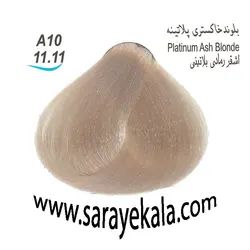 رنگ مو لورینت بلوند خاکستری پلاتینه A10 حاوی ویتامین C