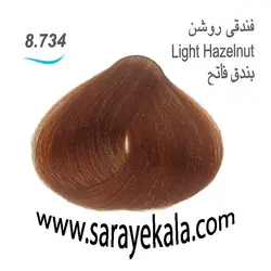 رنگ مو جوو فندوقی روشن 8.734 حاوی کراتین و ویتامین C