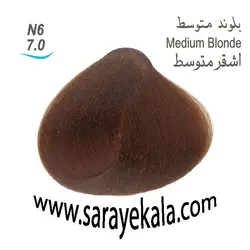 رنگ مو جوو بلوند متوسط N6 به شماره 7.0 حاوی ویتامین C