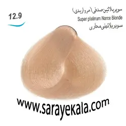رنگ مو جوو سوپر پلاتین صدف (مرواریدی) به شماره 12.8 حاوی کراتین و ویتامین C