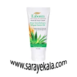 کرم تیوپی لابورن مرطوب کننده دست و صورت آلوئه ورا در حجم 75 میل