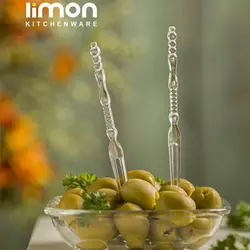 چنگال زیتون خوری لیمون