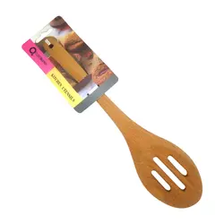 قاشق بیضی شیاردار چوب جنگلی(۳۱۶)