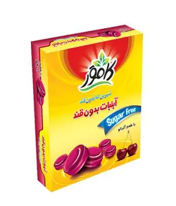 آبنبات بدون قند آلبالو کامور