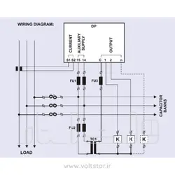 قیمت و مشخصات رگولاتور بانک خازنی 12 پله PKC مدل PRA12