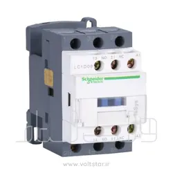 قیمت و مشخصات کنتاکتور D32 اشنایدر 32 آمپر 15 کیلووات بوبین 380VAC مدل LC1D32Q7