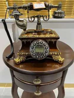 تلفن تزیینی رومیزی قدیمی طرح جدید