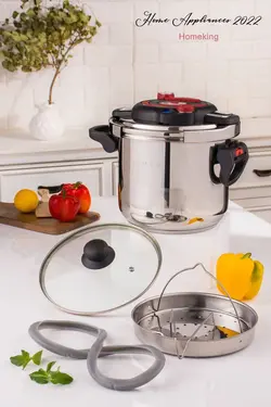 زود پز استیل 5 لیتر HOMEKING   (کد کالاdsc