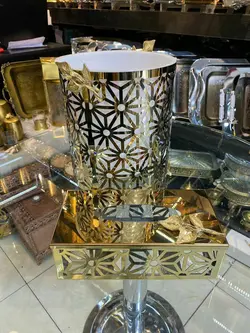 سطل و جا دستمال استیل با کیفیت عالی