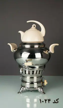 سماور 3 کاره چدن استیل 1024