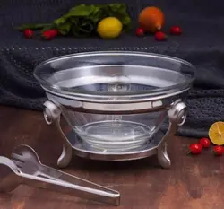 سوفله سالاد خوری تمام استیل