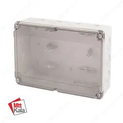 جعبه تقسیم 30001 پارسا با درب شفاف PC سایز 90*220*300