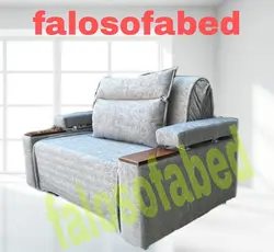 مبل تخت خواب شو یک نفره دسته لاویز ۸۵سانتی متر