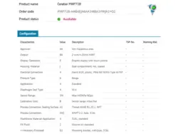 ترانسمیتر فشار مدل E+H Cerabar PMP71B | کد نامبر