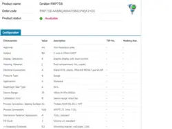 ترانسمیتر فشار مدل E+H Cerabar PMP71B | کد نامبر