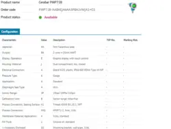 ترانسمیتر فشار مدل E+H Cerabar PMP71B | کد نامبر