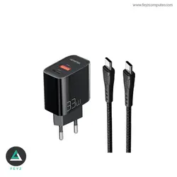 شارژر دیواری مک دودو مدل CH-0922 به همراه کابل تبدیل USB-C