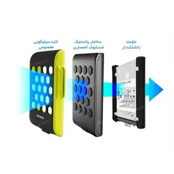 هارد اکسترنال ای دیتا HD720 Pro ظرفیت 2 ترابایت