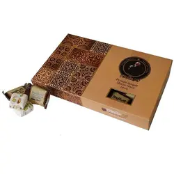 گز شیرین 18% مخلوط لقمه‌ای پسته و بادام 400 گرمی