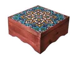 گز مظفری 40% پسته بیدمشکی لقمه‌ ای مخصوص جعبه چوب و کاشی - 400