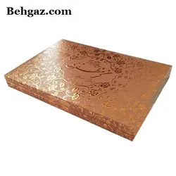 گز مظفری 40 درصد مغز پسته لقمه‌ای مخصوص بیدمشکی - 450 گرم