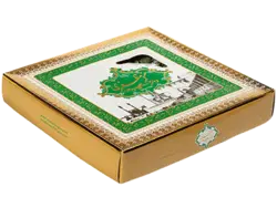 گز مظفری 40% مغز پسته مخصوص لقمه‌ای 450 گرمی | عسلی شیرخشتی