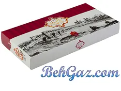 گز مظفری 33% مغز پسته و بیدمشک - 300 گرمی