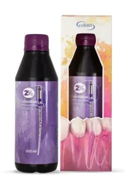 محلول شست و شوی کانال کلرهگزیدین 2% Cobixidine Chlorhexidine