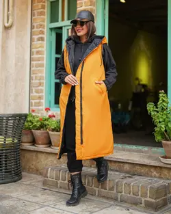 پافر دو رو طرح دار مدل هانیه