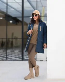 کاپشن سوییت دوزی  مدل درنا