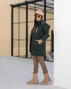 کاپشن سوییت دوزی  مدل درنا