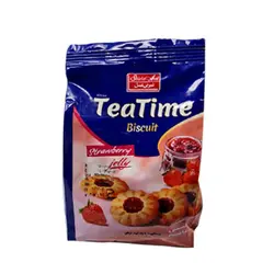 بیسکویت با مغز مربا تی تایم پاكتی شیرین عسل 200 گرمی. 12ع