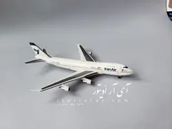 ماکت بوئینگ 747 ایران ایر طرح حج مقیاس 400 برند AVIATION