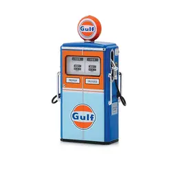 ماکت پمپ بنزین GULF OIL 1954 Tokheim 350 مقیاس 1/18