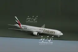 ماکت بوئینگ 777 امارات B777-300ER Emirates مقیاس 1/200 ساخت جمینی