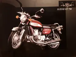 ماکت موتور SUZUKI GT 750 ساخت مینیچمپس