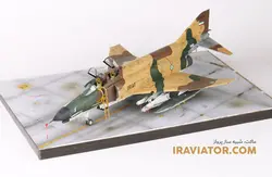 ماکت هواپیما اف 4 نیروی هوایی جمهوری اسلامی F-4E Phantom