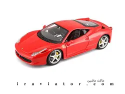 ماکت ماشین فراری 458 Burago 1/24 Ferrari italia
