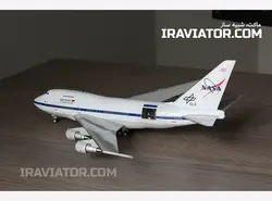 ماکت بوئینگ 747 ناسا طرح درب باز تلسکوپ